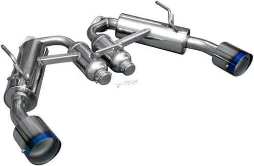 32009-BN005 Cat Back Exhaust (Q50 VQ37 Dual Hi-Power Titanium Tip), 1 Pack