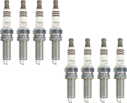 NGK Set of 8 Ruthenium HX Spark Plugs Gap 0.044