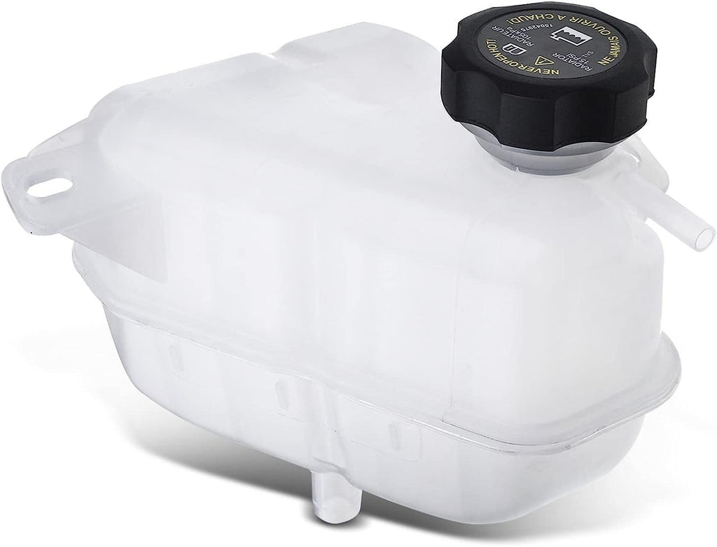 A-Premium Engine Coolant Overflow Recovery Reservoir Tank [With Cap] Compatible with Chevy Malibu 2008-2012 & Pontiac G6 2006-2010 & Saturn Aura 2007-2009, [2.2L 2.4L 3.5L 3.6L], Replace# 25775252