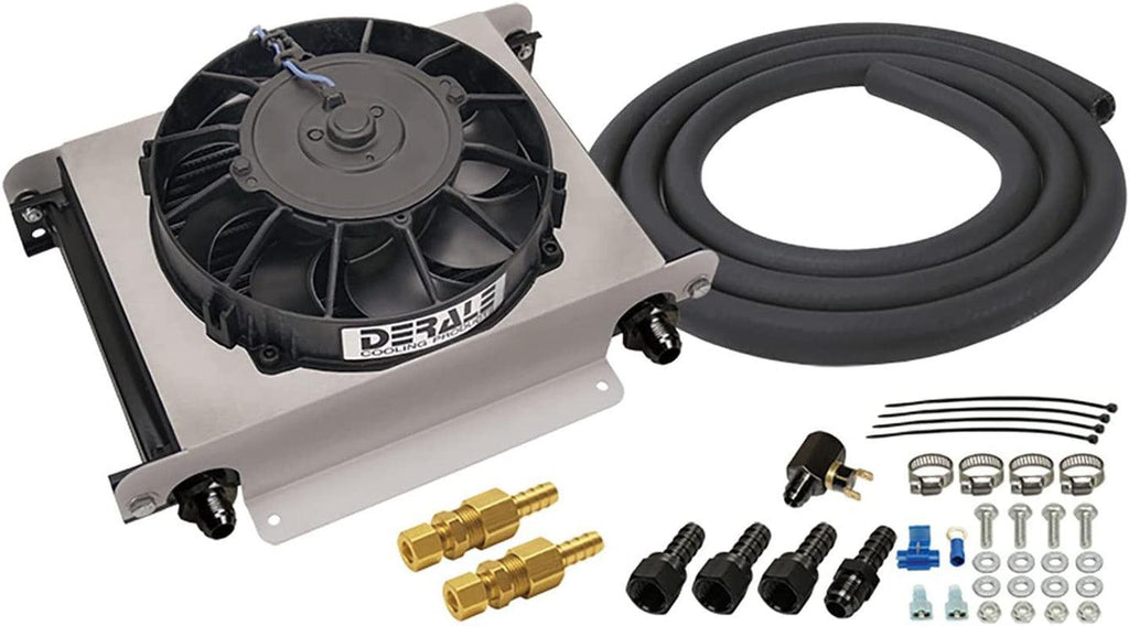 15960 Hyper-Cool Remote Engine/Transmission Cooler , Black