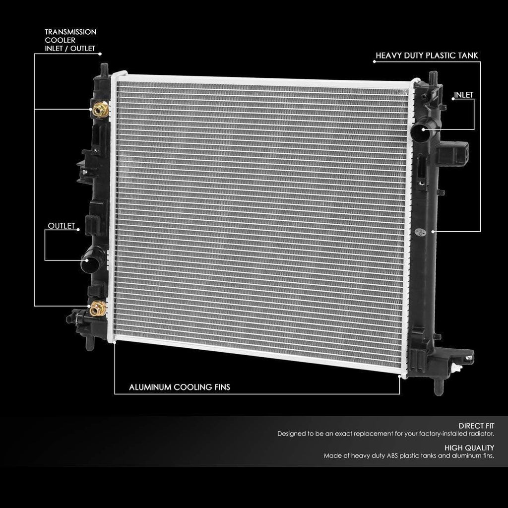 OEM-RA-13351 Factory Style Aluminum Core Radiator Compatible with 13-15 Cadillac ATS / 14-15 CTS AT/MT