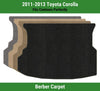 Lloyd Berber Trunk Carpet Mat for 2011-2013 Toyota Corolla