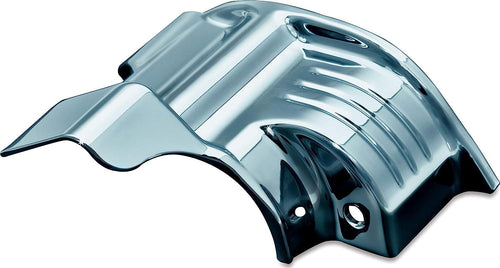 7779 Motorcycle Engine Accessory: Starter Mount Cover Accent for 2009-16 Harley-Davidson Touring Motorcycles, Chrome