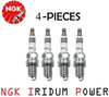 4-PEICES UPGRADE NGK SPARK PLUG IRIDIUM POWER BKR6EIX11 (3764) Made in Japan