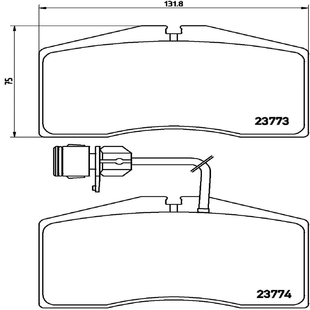 Brembo Front Disc Brake Pad Set for A8 Quattro, S8 (P85053)