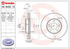 Brembo Front Disc Brake Rotor for INFINITI (09.8435.10)