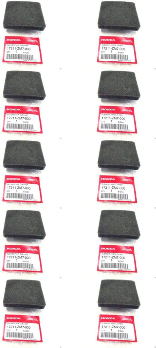 10 Pack Genuine 17211-ZM7-000 Air Cleaner Element Fits GXH50 GXV50 WX15