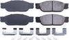 17-805, Z17 Front Ceramic Brake Pads with Hardware