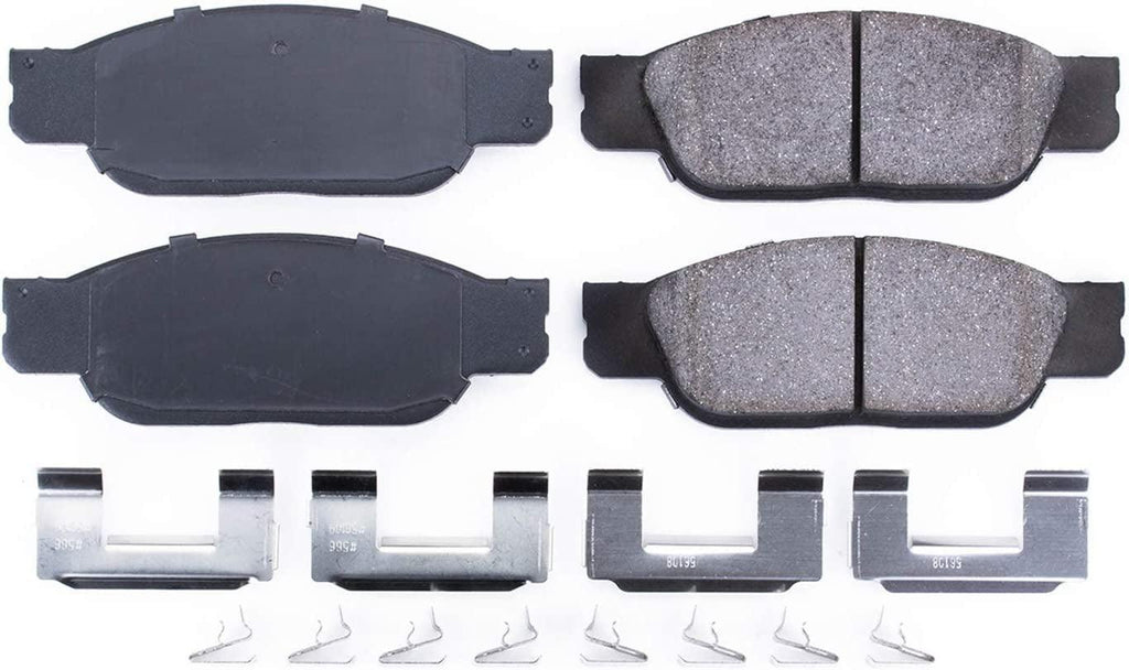 17-805, Z17 Front Ceramic Brake Pads with Hardware