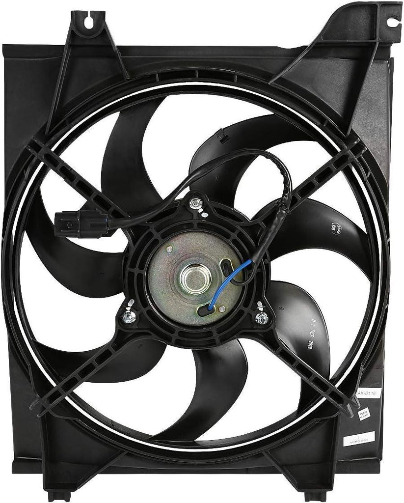 OEM-RF-0027 Factory Style Radiator Cooling Fan Assembly Cooling Efficiency Improved Direct Replacement [Compatible with 06-07 Rio ]