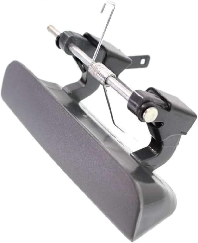 For Chevy Express 2500 Exterior Door Handle Rear - Back Door Textured Gray 1996-2002 | with Key Hole| Trim: Base/Ls
