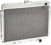 RA-FM67-3 3-Row Tri Core Aluminum Racing Radiator Compatible with 67-70 Mustang/Cougar XR7, 1969 Fairlane/Ranchero, 24" X 16.25" X 2.25", 1.50" Inlet / 1.75" Outlet