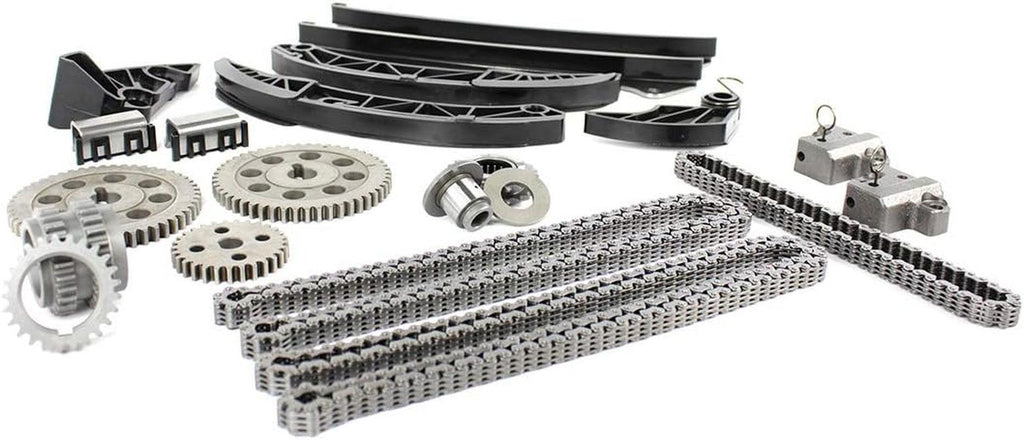 DNJ TK174 Timing Chain Kit/For 2006-2012/ Hyundai, Kia/Amanti, Azera, Entourage, Sedona, Sonata, Sorento, Veracruz/ 3.3L, 3.8L/ DOHC/ V6/ 24V/ 3342Cc, 3778Cc
