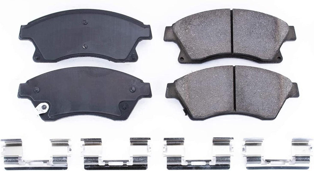 17-1522, Z17 Front Ceramic Brake Pads with Hardware