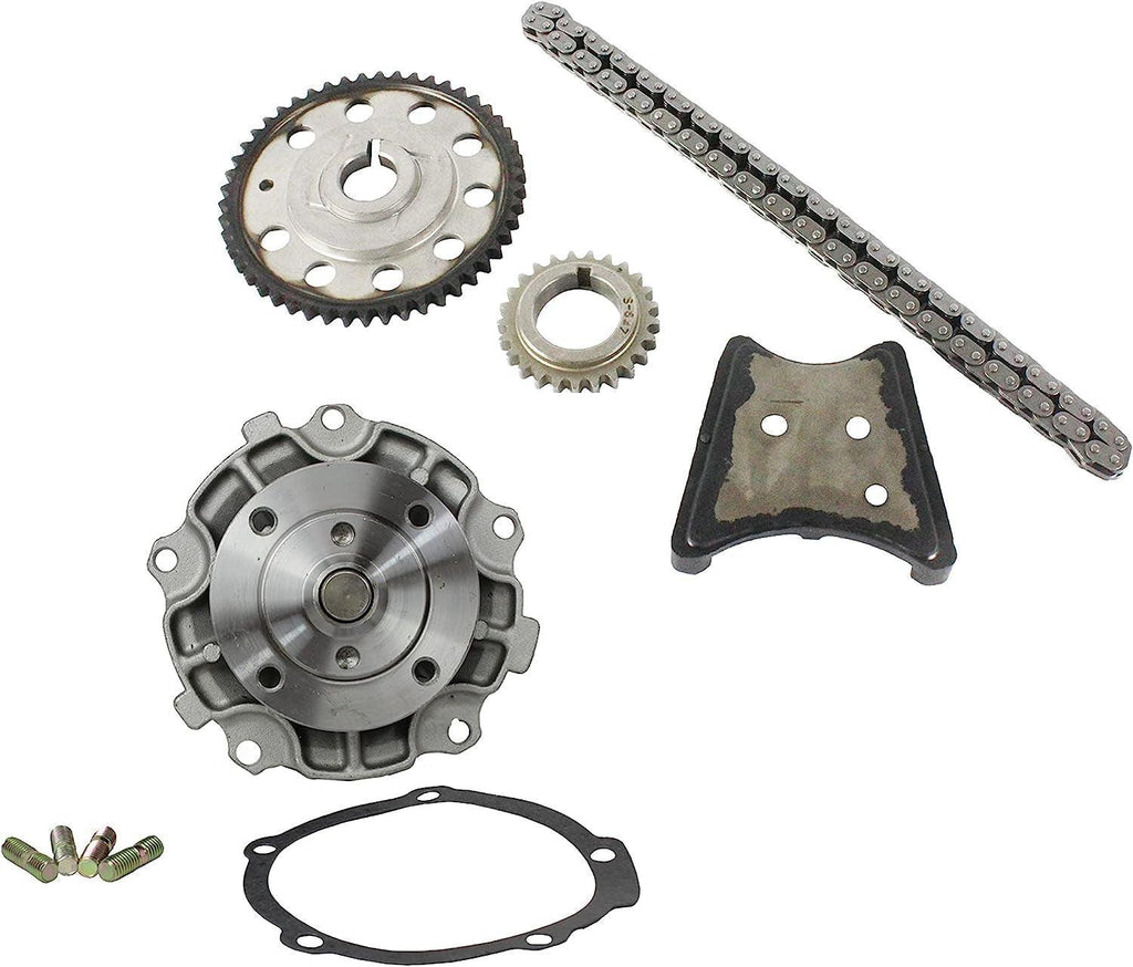 DNJ TK3147WP TIMING KIT with WATER PUMP for 95-07 GM, SATURN / V6 / 3.1L, 3.4L, 3.5L / 191, 207, 213 OHV 12V