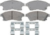 Gold 17D1522CH Ceramic Front Disc Brake Pad Set