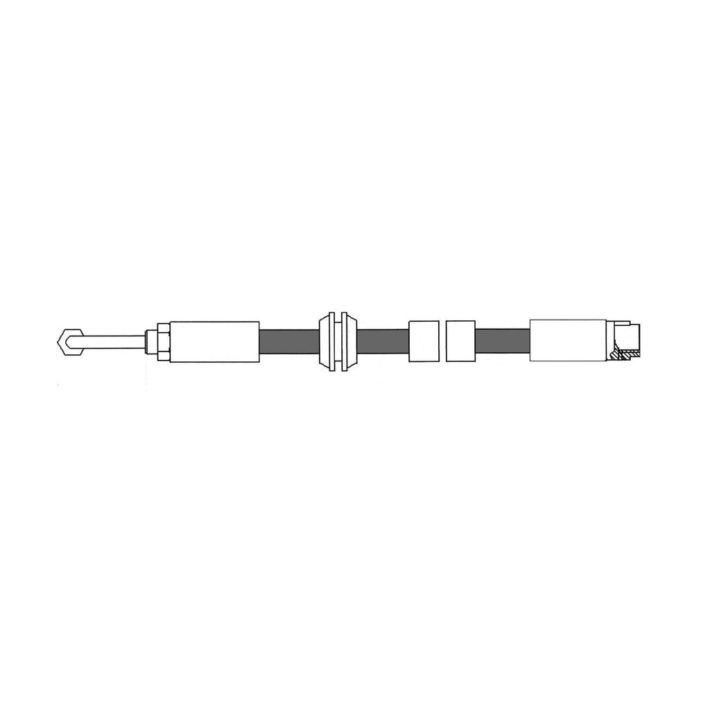 Centric Brake Hydraulic Hose for Audi 150.33036