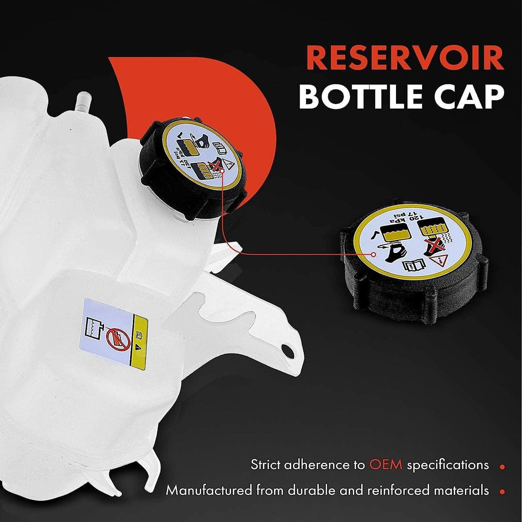 A-Premium Coolant Recovery Overflow Reservoir Tank (With Cap) Compatible with Ford Escape 2005-2008 & Mercury Mariner 2005-2008, L4 2.3L Only, Replace for 5L8Z8A080AA