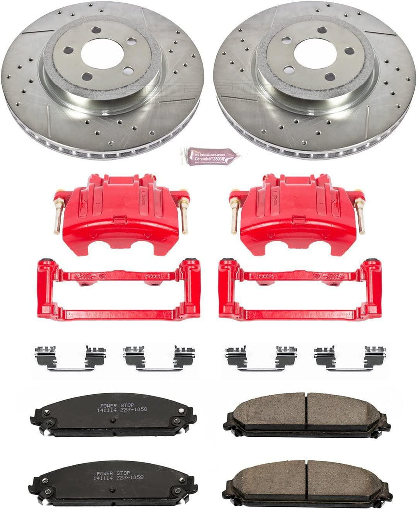 (KC2560) 1-Click Performance Brake Kit with Calipers