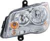 Headlight for DODGE GRAND CARAVAN 11-18/TOWN and COUNTRY 08-16 LH Assembly Halogen Chrome Interior