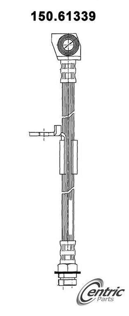 Centric Brake Hydraulic Hose for Taurus, Sable, Continental 150.61339