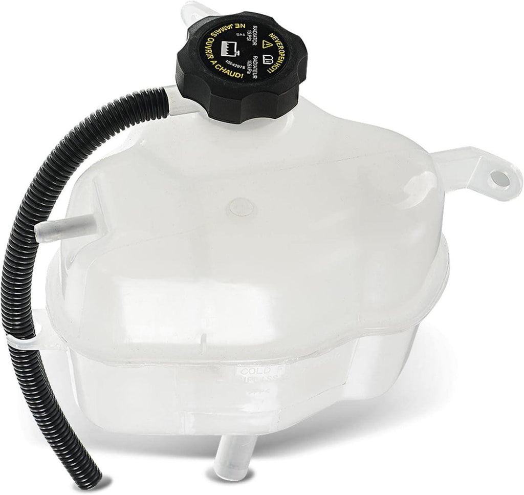 A-Premium Engine Coolant Overflow Recovery Tank Reservoir [With Cap & Tubing] Compatible with Chevy Equinox & Pontiac Torrent, 2006-2009 [3.4L], 2008-2009 [3.6L], Replace# 15835020, 15285637