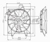 TYC Engine Cooling Fan Assembly for Hyundai 600480