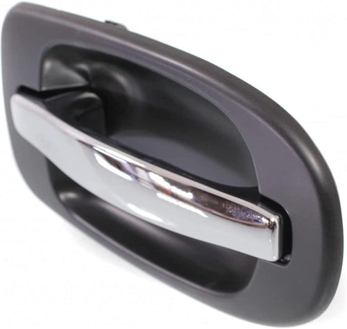 For Buick Terraza Exterior Door Handle Rear, Passenger Side - Side Sliding Door Primed Bezel with Chrome Lever (2005-2007) | Trim:All Submodels | GM1521125 | 10399451