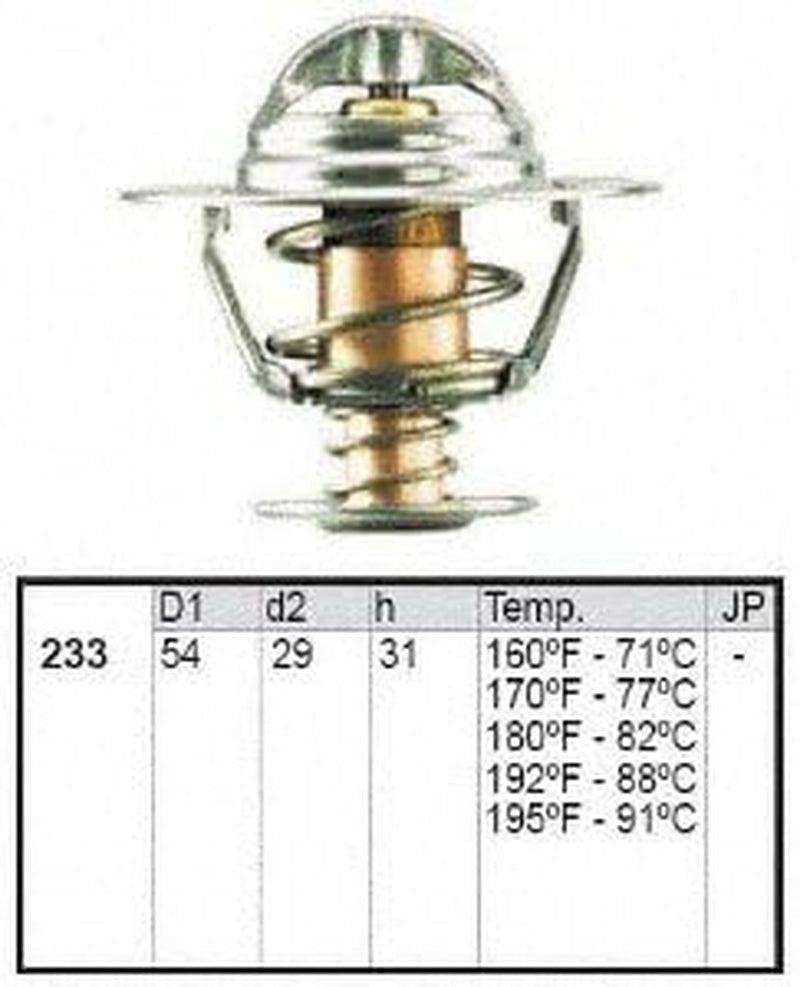 233-180 Engine Coolant Thermostat