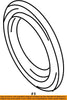 6814 6583AA, Axle Shaft Seal
