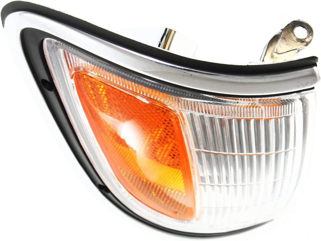 Corner Light for TOYOTA TACOMA 1995-1996 RH Assembly with Chrome Trim 2WD