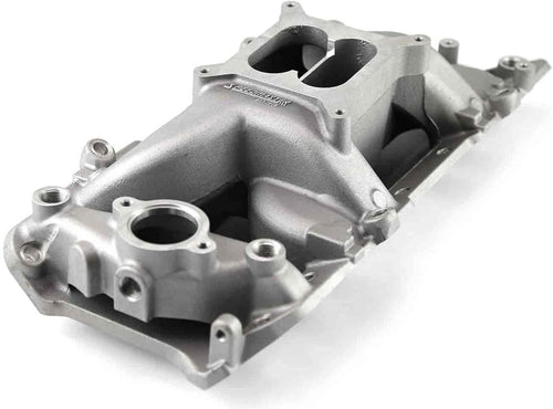 1-147-019 Midrise Intake Manifold Big Block Chevy 454 Oval Port Heig