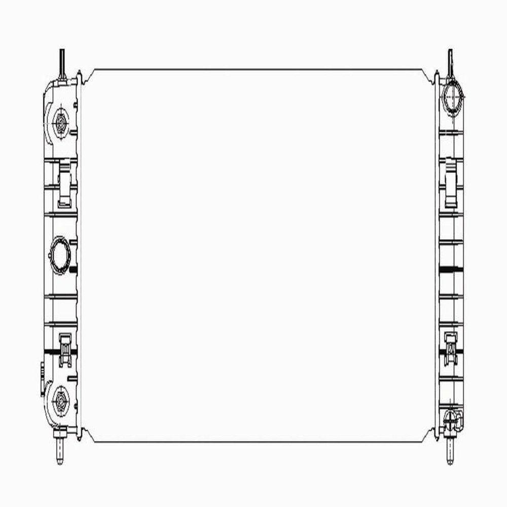TYC 2765 Radiator Fits 1966 Ford Bronco