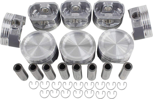 DNJ  Oversize Piston Set for 2000-2011 / Ford, Lincoln, Mercury/Crown Victoria, E-150, E-250, Expedition, Explorer, F-150, F-150 Heritage, Grand Marquis, Mountaineer, Mustang