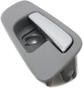 for Chevy Avalanche Interior Door Handle Front Driver Side Gray Bezel with Chrome Lever 2007-2013 | Trim:All Submodels