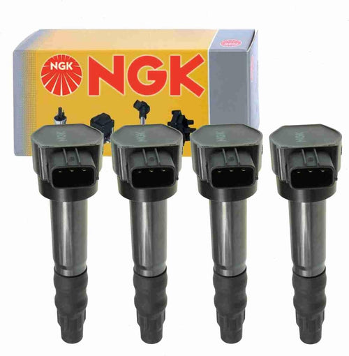 4 Pc NGK Ignition Coils Compatible with Mitsubishi Eclipse 2.4L L4 2006-2012