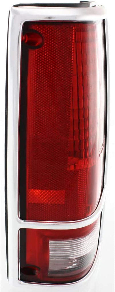 for GMC S15 Tail Light Assembly 1982-1990 Driver Side Lens & Housing W/Chrome Trim GM2800105 | 915707