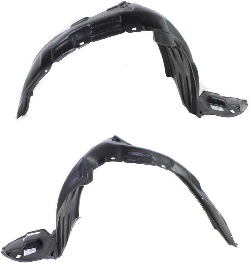 For Pontiac Vibe Splash Guard/Fender Liner 2003 04 05 06 07 2008 Driver and Passenger Side Pair/Set | Front | Trim: Base/Gt | GM1248130 + GM1249130 | 88969697 + 88969696