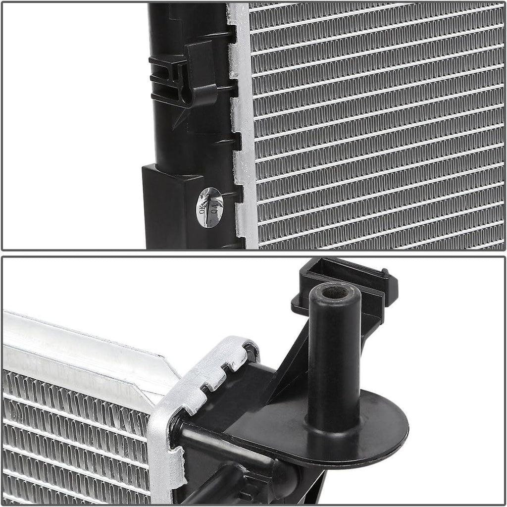 OEM-RA-2296 OE Style Direct Fit Aluminum Radiator Compatible with 00-07 Focus AT&MT, 23-5/8" W X 14-3/16" H X 1" D, 1-5/16" Inlet, 1-5/16" Outlet