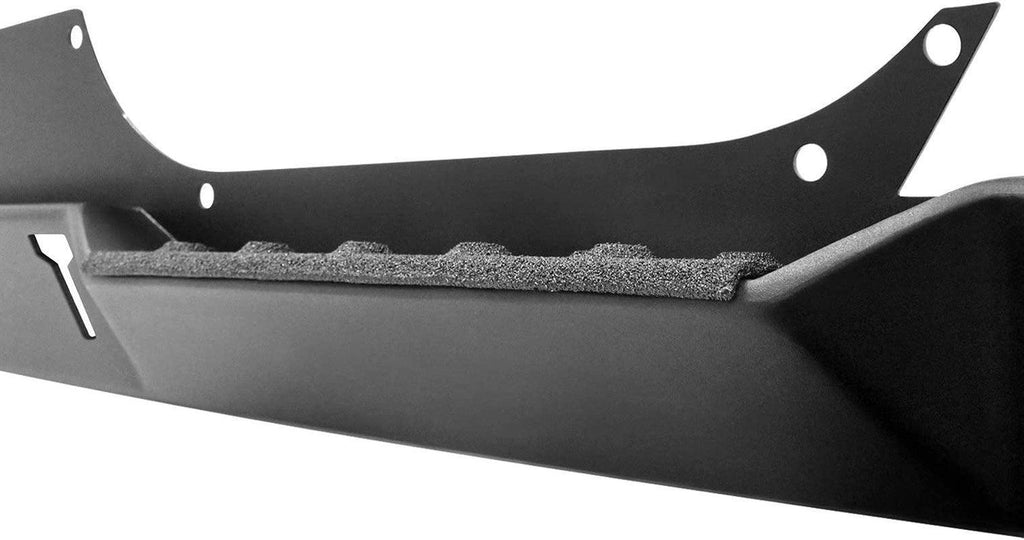 42-7015 Textured Black Rock Slider Steps for Jeep Wrangler JK Unlimited 4Dr 2007-2018 (Excl. 2018 JL), 1 Pack