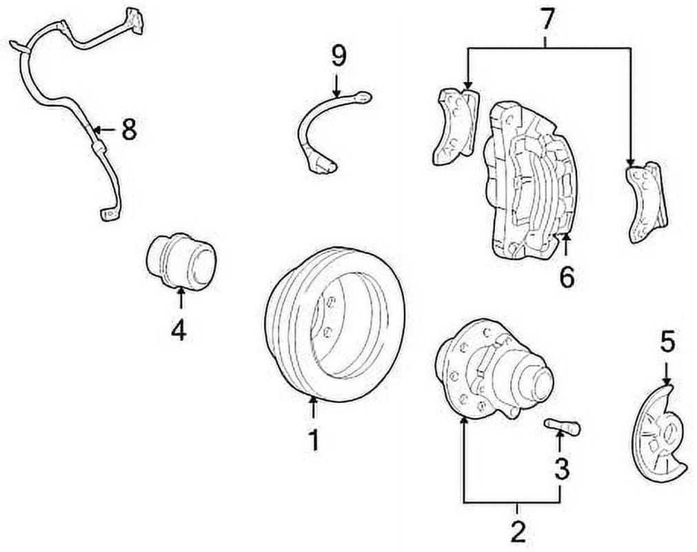 Motorcraft Brake Hydraulic Hose BRHF-75