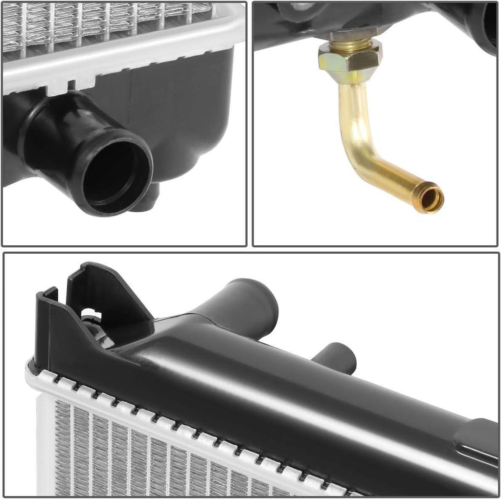 OEM-RA-2089 OE Style Aluminum Core Radiator Replacement Compatible with 96-98 Suzuki X-90/94-97 Tracker at MT, 14-3/4" H