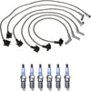 Denso Wire Set 8Mm & 6 Iridium Long Life Spark Plugs 0.040 Kit for Ford 4.2L V6