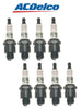 Set of 8 Spark Plugs Acdelco for Buick Caddy Pontiac Chevy Dodge Fargo 8 CYL