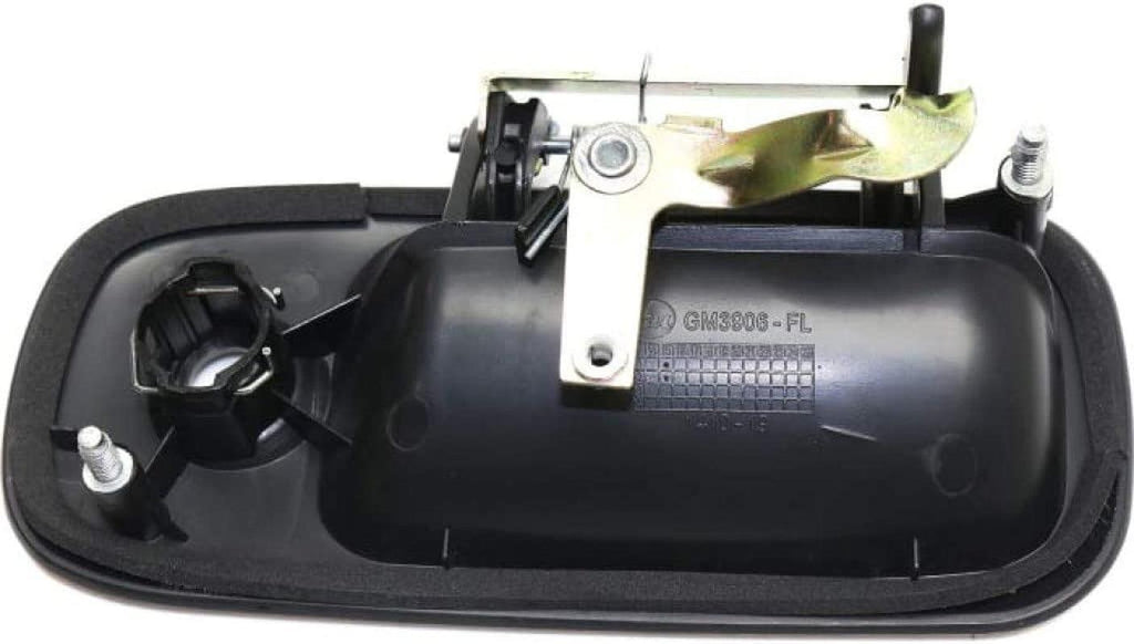 for GMC Savana 1500 Exterior Door Handle Front, Driver Side Smooth Black (2010-2014) | with Key Hole| Trim:All Submodels