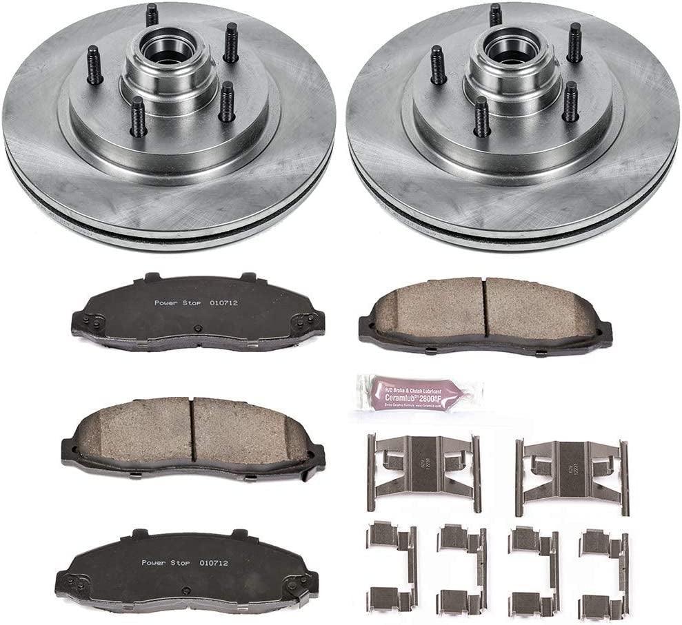 KOE1865 Autospecialty Front Replacement Brake Kit-Oe Brake Rotors & Ceramic Brake Pads