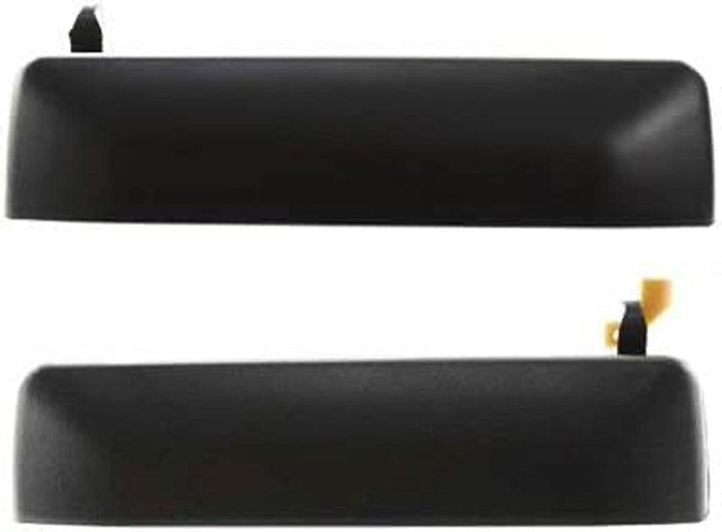 Front Exterior Door Handle Set of 2 Compatible with 1996-2004 Nissan Pathfinder and 1997-2003 Infiniti QX4 Textured Black Driver and Passenger Side