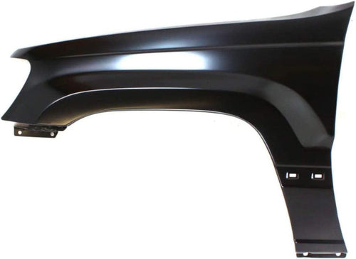 Compatible with Jeep Grand Cherokee 1999 00 01 02 03 2004 Front Fender Driver Side | with Body Cladding Holes | Replacement for 55135901AC, CH1240211 | Trim: All Submodels