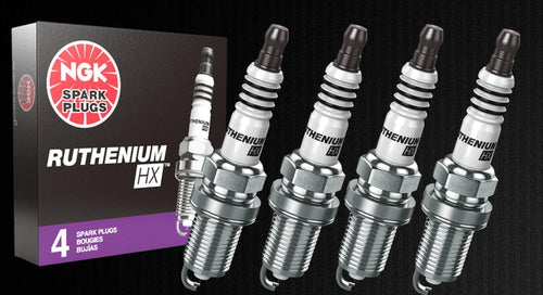 NGK (95605) LTR7BHX Ruthenium HX Spark Plug - Set of 4