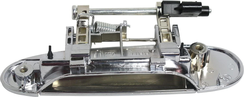 Aftermarket Rear Exterior Door Handle Compatible with 2000-2005 Toyota Echo All Chrome, Set of 2, Driver and Passenger Side